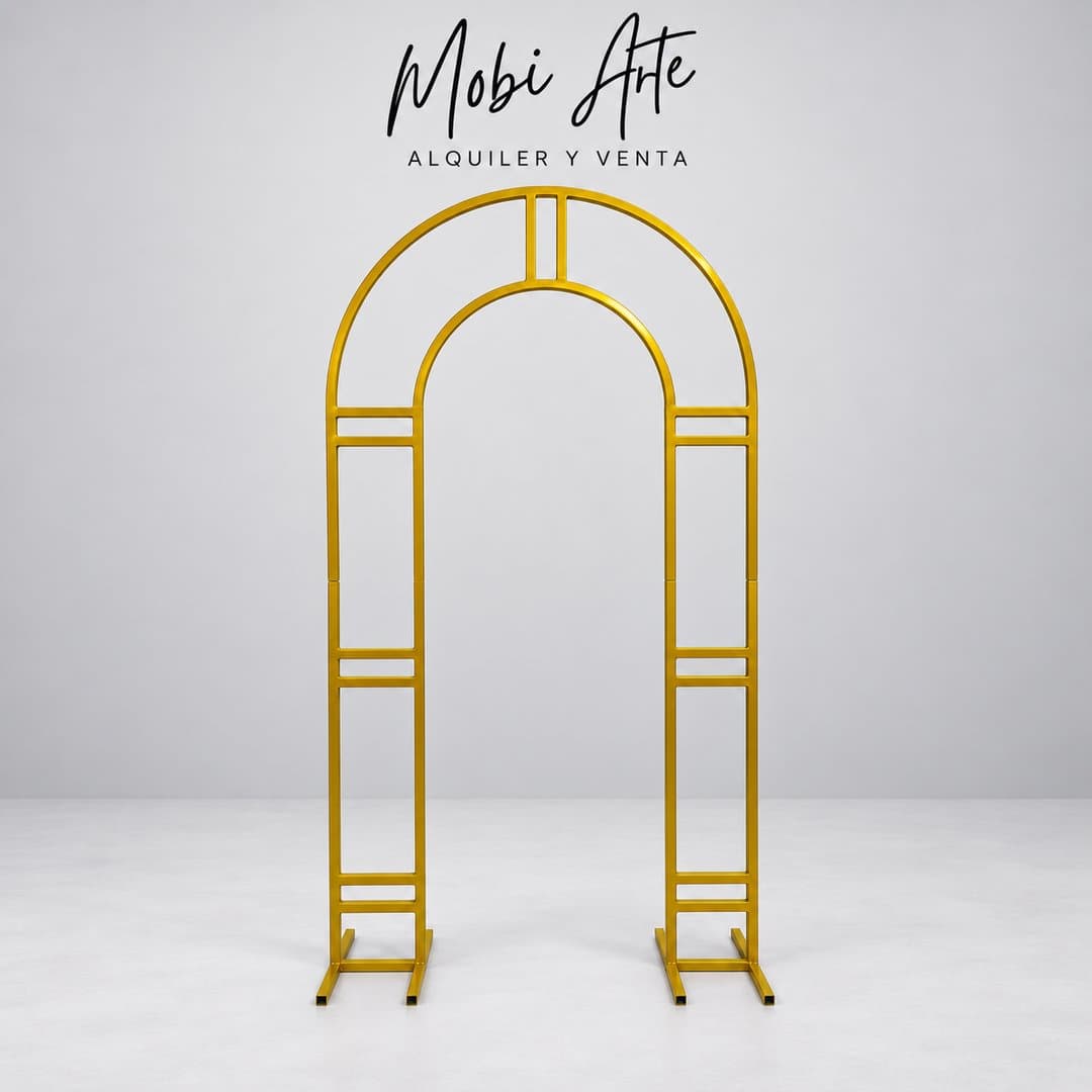 Arco metálico doble