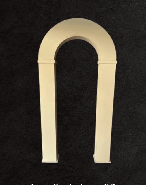 Arco Ovalado en 3D