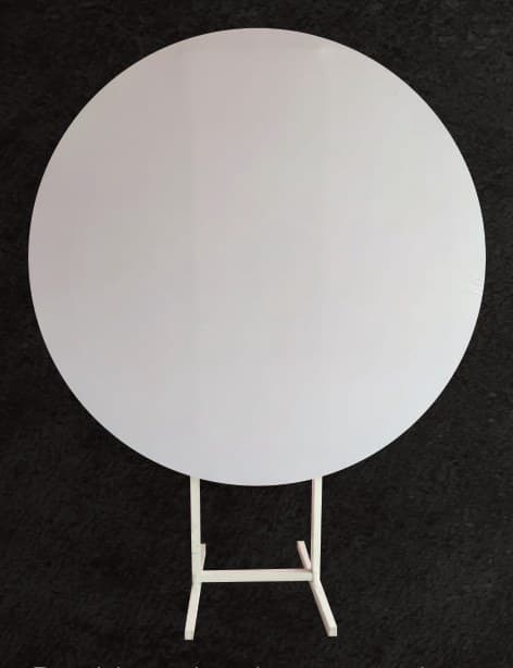 Backing circular en madera