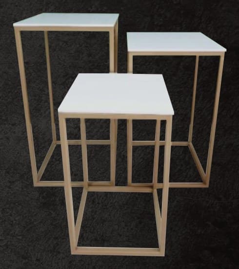 Mesas Cubo Sencillas