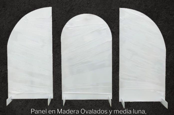Panel en Madera Ovalados y media luna