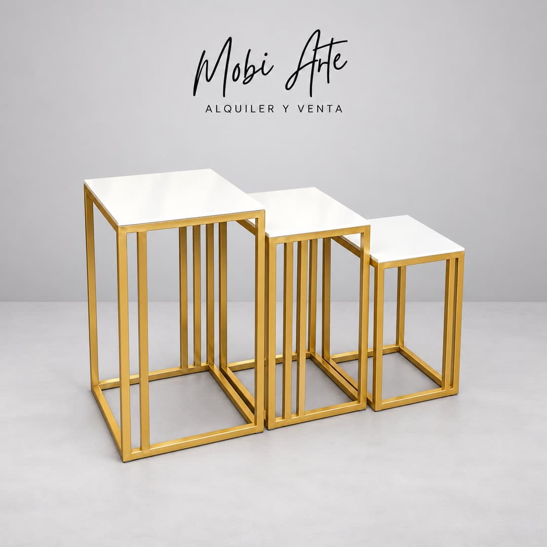 Mesas Cubo Doble