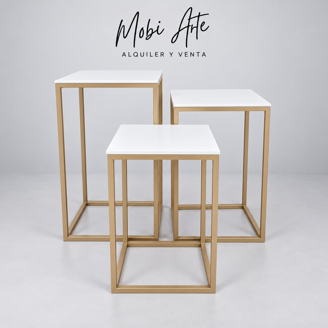 Mesas Cubo Sencillas